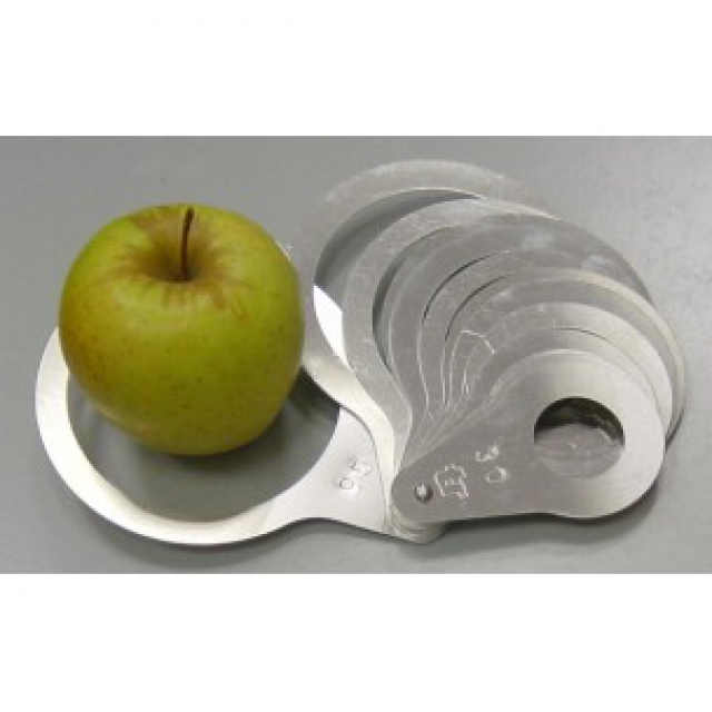 Calibro tascabile per frutta 13 fori - da 30 a 90 mm