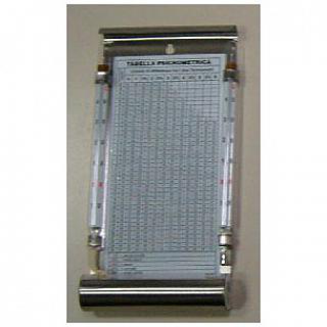 Fixed-chart psychrometer - dimensions mm 260x130