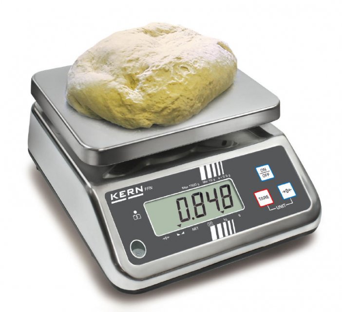 Stainless steel scale Kg. 3 div. 1 gr. IP65